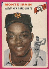 1954 Topps #3 Monte Irvin New York Giants