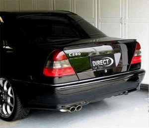 Mercedes C-Class 1994-2000 W202 4D Euro Trunk Flush Spoiler NO LIGHT Made in USA - Picture 1 of 6