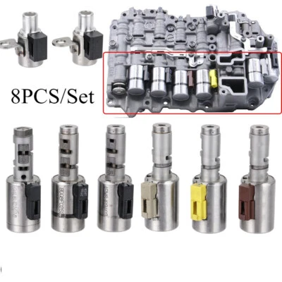 8Pcs TF-60SN Transmission Solenoid Kit Set For Volkswagen Beetle Jetta Golf — 第 1/4 张图片