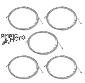 KIT 5 X CAVO FILO GAS ACCELERATORE MOTO SCOOTER VESPA CIAO SI BRAVO 1.24MM 2M - Imagen 1 de 1