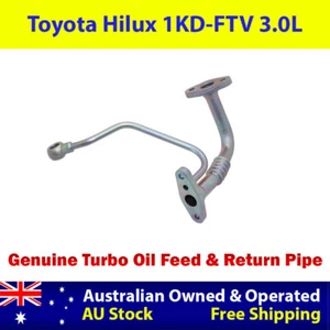 Genuine Turbo Charger Oil Feed & Return Line For Toyota Hilux KUN26 1KD-FTV 3.0L - Bild 1 von 9