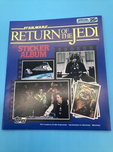 Star Wars Return Of The Jedi Sticker Album 1983
