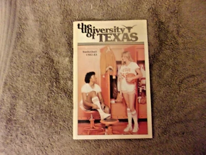 1982-83 TEXAS WOMEN'S BASKETBALL MEDIA GUIDE Yearbook JOY CONRADT 1983 Program - Picture 1 of 17