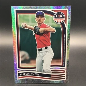 LANDON SCHAEFER 2024 USA Stars & Stripes SPARKLE NTDP - Picture 1 of 2