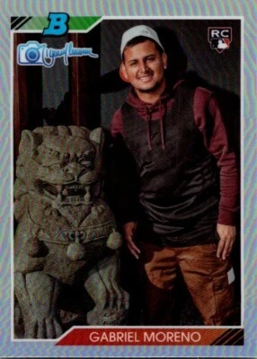 2023 Bowman’s Best 1992 By Randy Johnson Gabriel Moreno Rookie RC 92RJ-13 D-Back - Image 1 of 2