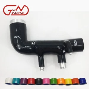 Silicone Intake Hose Fit 1998-2000 Subaru Impreza WRX STI GC8 EJ20 VER 5-6 Black - Picture 1 of 12