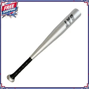 Stainless Steel Baseball Bat Heavy Duty Metal Rounder Softball Pole Stick 20inch - Bild 1 von 15