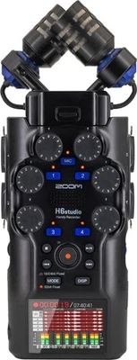 Zoom H6 Studio Handy Recorder Mobil Mikrofon Interview Studio Tragbar Audio Live - Bild 1 von 4