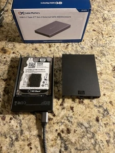 Western Digital 500 GB Portable External Hard Disk - Grey - Picture 1 of 1