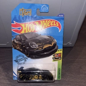 HOT WHEELS PORSCHE 911 GT3 RS HW EXOTICS NERO OPACO LOGO TFOX - PORSCHE 911 GT3 - Foto 1 di 4