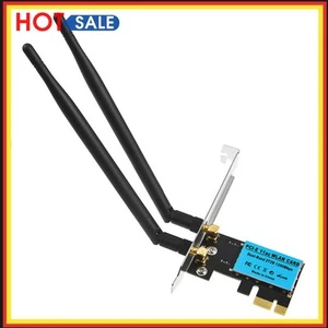 Dual Band 1200Mbps PCIe Wireless WiFi Adapter Network Card 2.4G/5Ghz for Laptop - Afbeelding 1 van 8