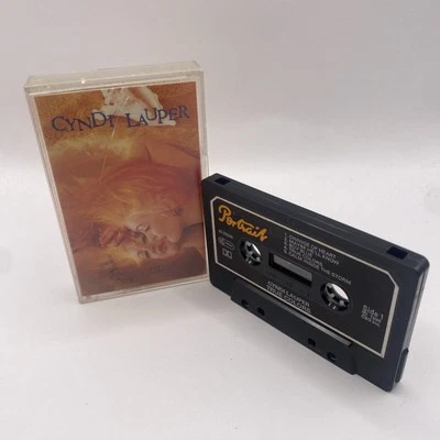 Cyndi Lauper. True Colors Cassette Tape Paper Label Portrait - Image 1 of 4