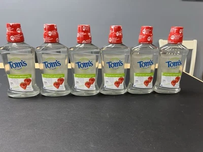 Toms of Maine Silly Strawberry enjuague con flúor para niños 16 oz enjuague bucal lote de 6 Foto 1 de 3