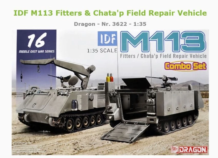 IDF M113 FITTERS & CHATA p FIELD REPAIR VEHICLE KIT 1:35 - Immagine 1 di 1