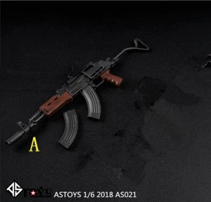 ASTOYS AS021A 1/6 13cm Rifle Weapon Model Wood Grain For 12" Action Figure - Picture 1 of 3