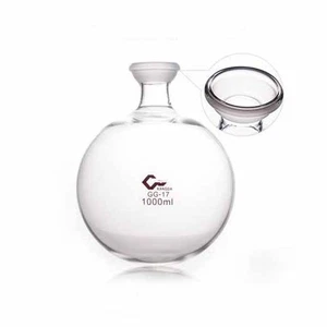 100ml-2000ml Round Bottom Boiling Flask with Ball Mill Standard Outer Joints au - Picture 1 of 7