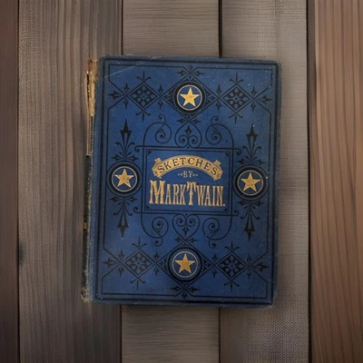 Sketches New and Old by Mark Twain 1875 Illustrated First Edition HC Foto 1 de 4