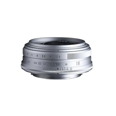 Voigtlander COLOR-SKOPAR 18 mm F2.8 argento asferico attacco a X grandangolo ... - Immagine 1 di 4