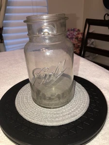 Vintage Ball Ideal Canning Jar Pat 7-14-1908 Clear Quart Mold #8 - No Lid. LO20 - Picture 1 of 10