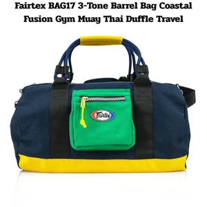 Fairtex BAG17 3-Tone Barrel Bag Coastal Fusion Gym Muay Thai Duffle Travel - Picture 1 of 8