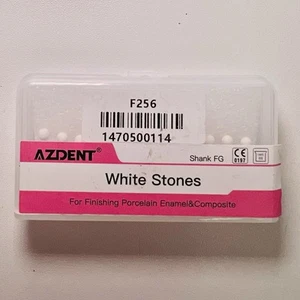 Dental Round White Stone Polishing FG Burs 12/pk Abrasion   - Picture 1 of 4