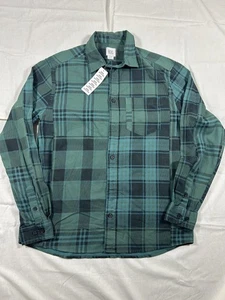 Nueva Camisa Urban Outfitters BDG Franela a Cuadros Verde Pequeña Nueva con Etiquetas - Imagen 1 de 7