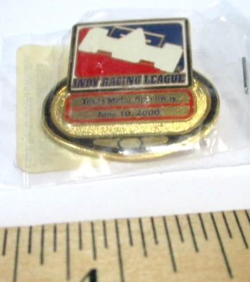 Texas Motor Speedway Indy Racing League Hat Pin June 10, 2000 - Image 1 of 3