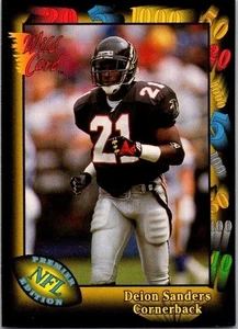 Deion Sanders Atlanta Falcons 1991 Wild Card Premier NFL Edition Karte # 70 - Bild 1 von 2