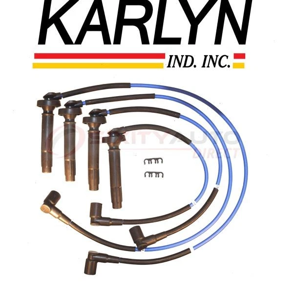 Karlyn Spark Plug Wire Set for 2005-2010 Subaru Forester 2.5L H4 - Ignition xh - Изображение 1 из 4