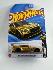 Bentley Continental GT3 2025 Hot Wheels 2018 7/10 Gold Q Case #162 - Imagen 1 de 3