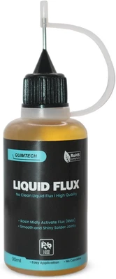 QUIMTECH Liquid Solder Flux Dropper (30 Ml/1 Oz.) I RMA Liquid Solder Flux I Soldering Fl