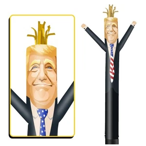 10FT Tall Inflatable Tube Man Trump Theme (12''Diameter) Wacky Wavy Dancing G... - Picture 1 of 7