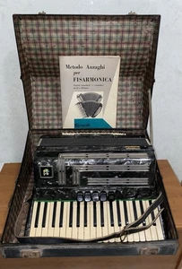 AKKORDEON 60er Jahre SETTIMIO SOPRANI 80 Bass FUNKTIONIERT MIT ETUI - Bild 1 von 12