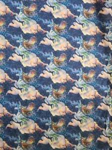 BTY X 44"W Stoff von 3 Wishes Celestial Journey RN118678 Einhörner Wolken - Bild 1 von 5