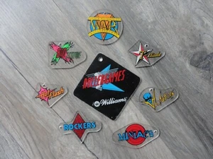 Rollergames Pinball Machine Promo Plastics Set - Picture 1 of 2