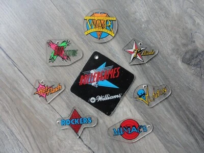 Rollergames Pinball Machine Promo Plastics Set - Image 1 of 2