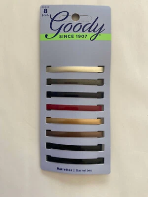 Paquete Goody Barrettes (8 piezas) 06432 Cabello Mujer Cordón Multicolor Stay PLATEADO Foto 1 de 4