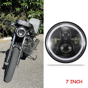 Faro LED de 7" alto/bajo DRL intermitente para Yamaha XSR 700 125 900/XJR1200 1300 - Imagen 1 de 13