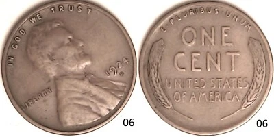 1924 D Lincoln Wheat Cent Rotated Dies - ERROR - Image 1 of 4