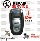 Repair Service For Audi 3 button Flip Remote Key Fob + New Case