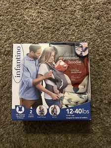 Infantino Cuddle Up Ergonomic Hoodie Infant Baby Carrier 12-40 Lbs Brand New! - Picture 1 of 2