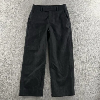 Banana Republic Womens Pants Gray Size 4 Striped Career Office Work Wool Blend - Image 1 of 4