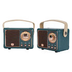 (Green) Old-fashioned Style Wireless Speaker 6 Hours Long Playtime Retro