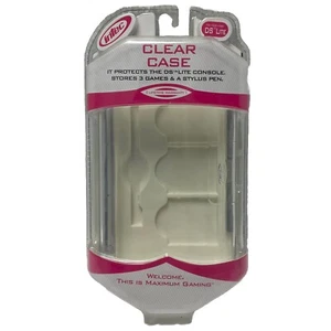 Intec Hard Shell Carrying Case - Nintendo DS Lite - Clear - Durable - Sealed - Picture 1 of 7
