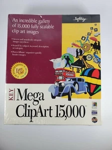 Vintage Key Mega ClipArt 15000 CD-ROM Windows 95 - Picture 1 of 11