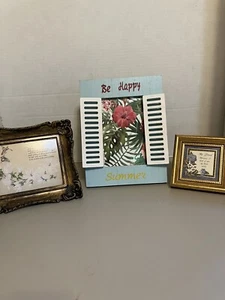 Gerahmte Freundschafts-, religiöse und Sommersprüche - 3 Stück - Bild 1 von 5