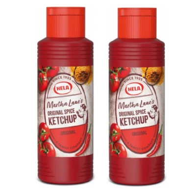 2 x Hela Martha Curry Spice Original Ketchup 800ml - Image 1 of 2