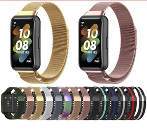 Do Huawei Band 7 Smart Watch Pasek Zamiennik Metalowa mediolańska bransoletka Pasek - Zdjęcie 1 z 27