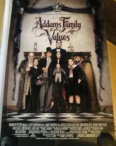 THE ADDAMS FAMILY VALUES Original Movie Poster 27X40 Christina Ricci FINAL - Picture 1 of 1
