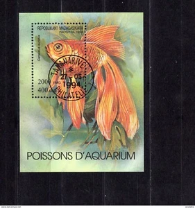 Bloque 263 Madagascar 1994 cola de arrastre - Imagen 1 de 1